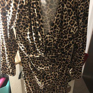 Cheetah Print Dress